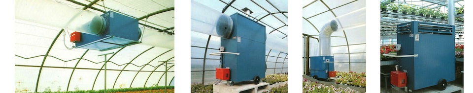 Sistemas de calefacción para invernaderos