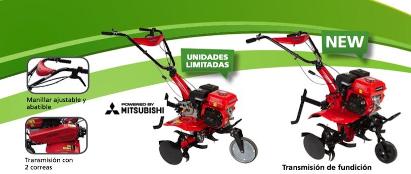 Catálogo de motoazadas, venta en Mallorca